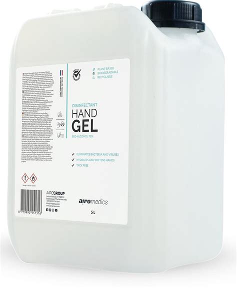 Desinfecterende Hand Gel Bio Alcohol Liter Handgel Ethanol Bol