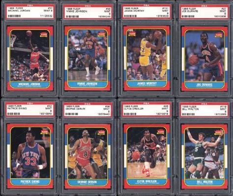 Lot Detail 1986 Fleer Basketball Complete Set All PSA 9 MINT