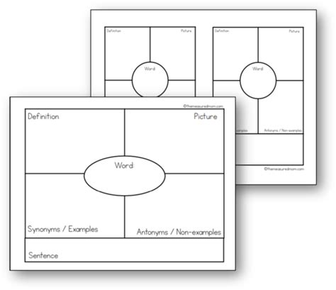 Printable Vocabulary Journals The Measured Mom