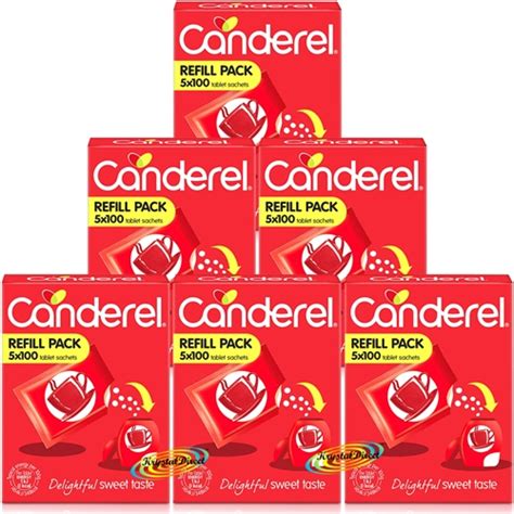 6x Canderel Tablets 500s Refill Box