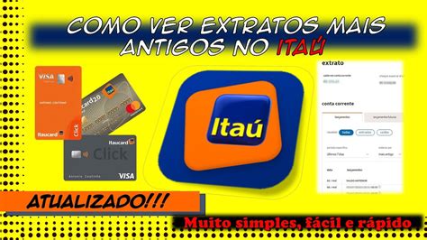 Ita Como Ver Extrato De Mais De Dias Extratos Antigos Ita