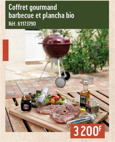 Promo Coffret Gourmand Barbecue Et Plancha Bio Chez Nature Et