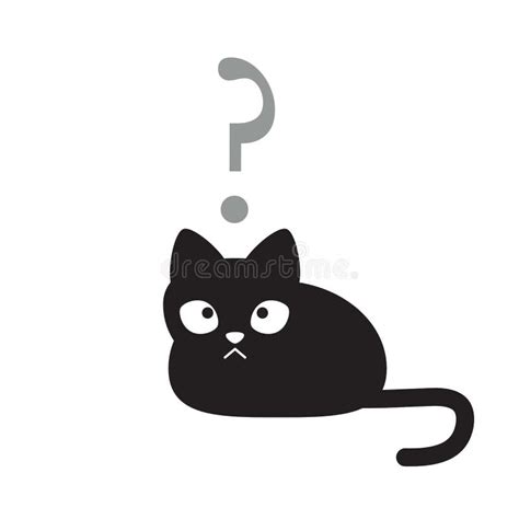 Confused Cat Clipart Drawing