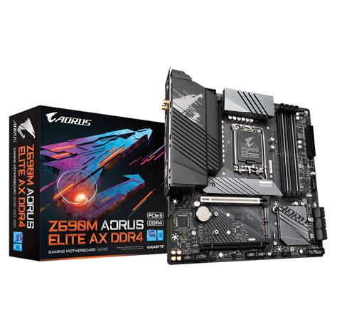 Gigabyte Z M Aorus Elite Ax Ddr Moderkort Intel Z Intel