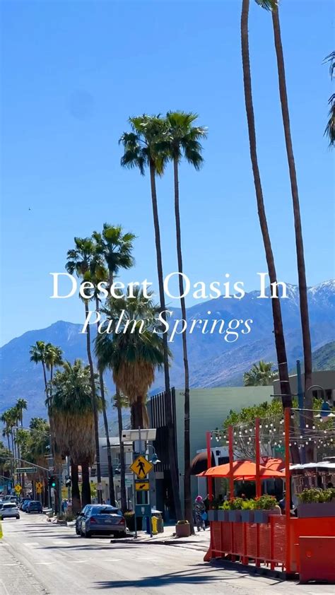 Desert Oasis In Palm Springs | Resort interior, Palm springs, Adventure travel