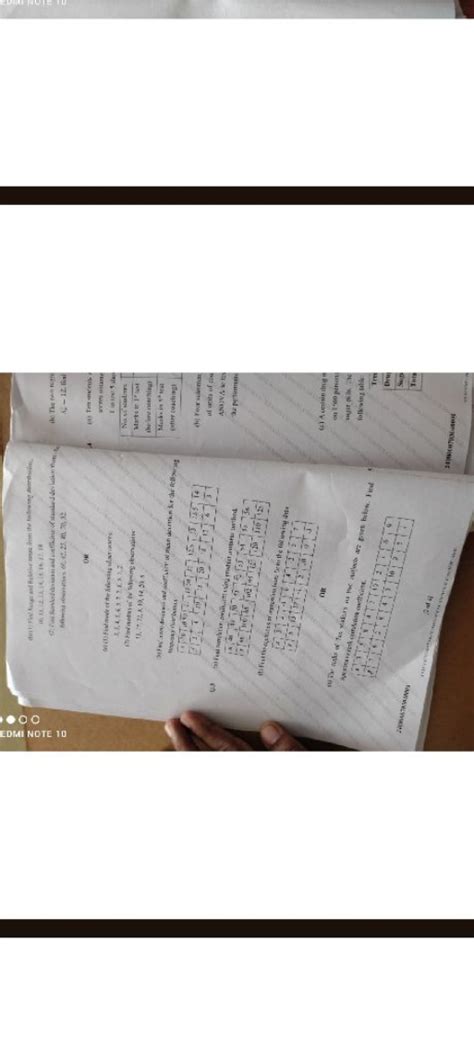 The question asks to find the mode of the following observations: 3, 4, 5..