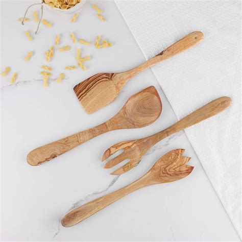 Handmade Wooden Kitchen Utensils Set - Artisraw