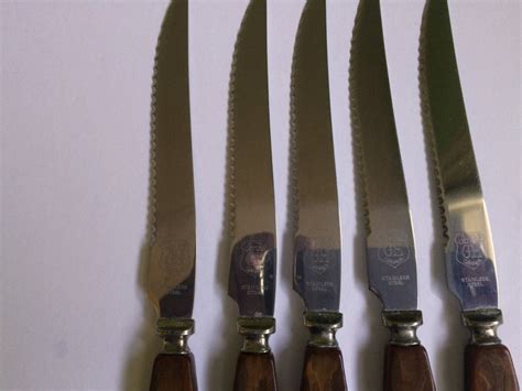 Vintage Glo Hill Of Canada S Steak Knives With Etsy