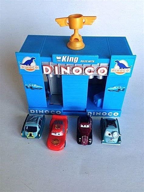 Dinoco Garage Playset Pixar Cars Mini Adventures The King Rules