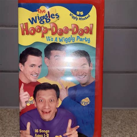 THE WIGGLES &HOOP-DEE-DOO! It's A Wiggly Party" VHS Video Tape Kids VCR ...