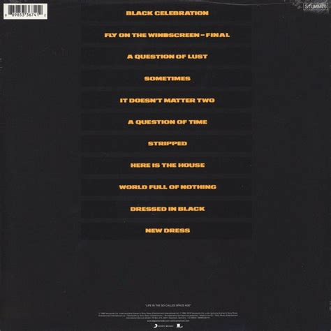 Depeche Mode - Black Celebration (Vinyl)