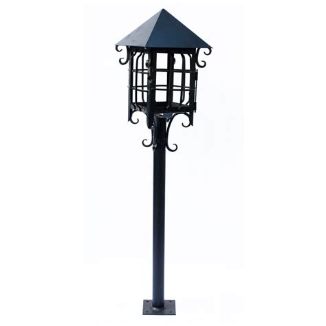 Farol Colonial Pedestal P Jard N Euro Iluminaci N