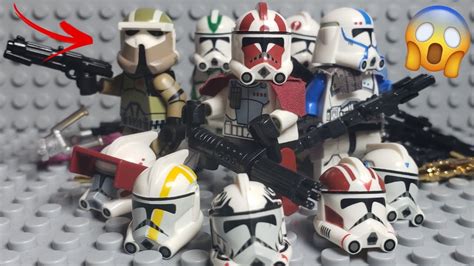 Large Clone Army Customs Haul And Unboxing Blindbag Unboxing Lego