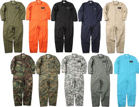 Flight Suit Coveralls Military Air Force Style Uniform Fighter Jumpsuit