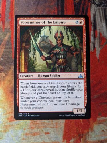 Mtg Card 1x Forerunner Of The Empire Rivals Of Ixalan Ebay