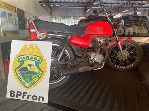 Motocicleta Furtada No Mato Grosso Do Sul Recuperada No Paran Cgn