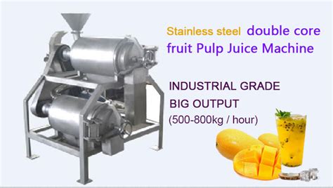 Stainless Steel Tomato Paste Processing Machine Mango Pulper Fruit