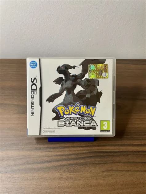 NINTENDO DS POKÉMON Versione Bianca Pal Italiano Completo Di Manuali