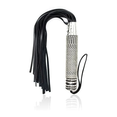 Erotic Bondage Sex Whip Fetish Leather With Diamond Flogger Flirt Sex