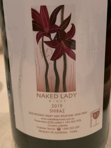 2019 Naked Lady Shiraz Vivino US