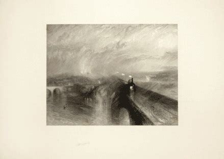 Rain, Steam and Speed engraving by R. Brandard from The Turner Gallery ...