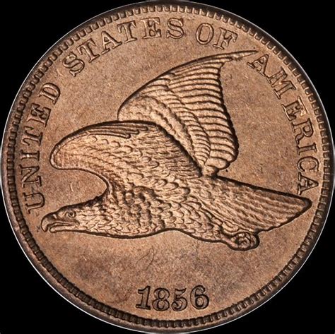 1856 Flying Eagle Cent Pr64 Pcgs Cac Blazing Snow 9 Vdb Coins