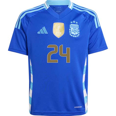 2024 Kids adidas Enzo Fernandez Argentina Away Jersey - SoccerPro