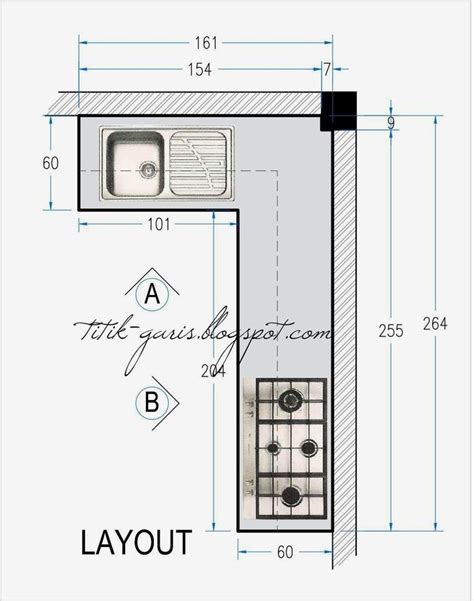 Desain Layout Dapur Mungil Rumah Desain Dapur Dapur