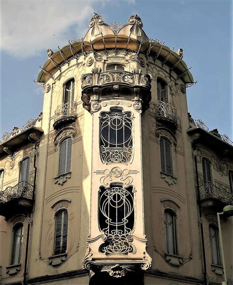 Art Nouveau Liberty Style In Torino Art Nouveau Architecture Art