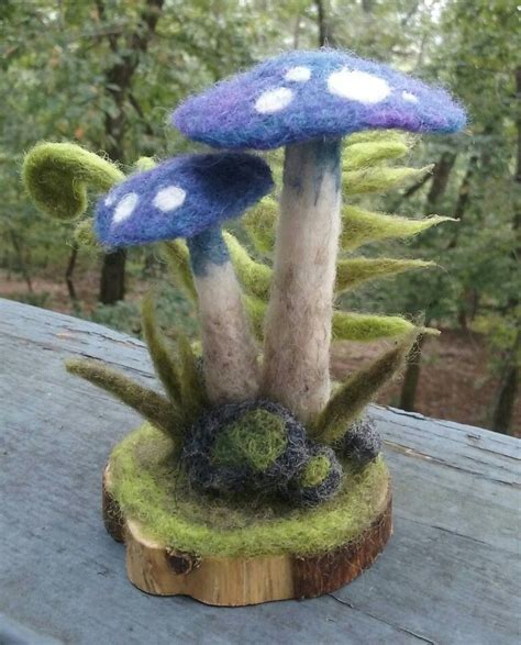 Needle Felted Mushrooms By Jasmin Melton Felt Mushroom Needle