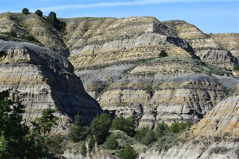 badlands, north dakota, america, rock, rock formation, rock - object ...