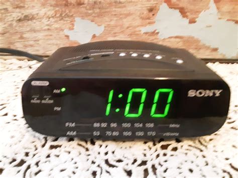 Vintage Sony Dream Machine Alarm Clock Radio Am Fm With Etsy