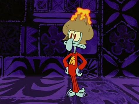 Squidward As Captain Magma Calamardo Tentaculos Calamardo Bob Esponja