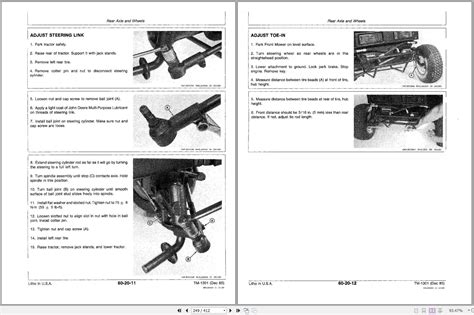 John Deere Front Mower F910 F930 Technical Manual Tm1301 Auto Repair Manual Forum Heavy