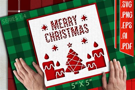 Christmas Card 1 4 Svg Eps Ai Png Pdf Graphic By Assalwaassalwa