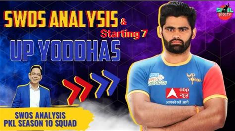 Swos Analysis Up Yoddhaas Pkl Up Yoddhaas Squad Analysis Pkl