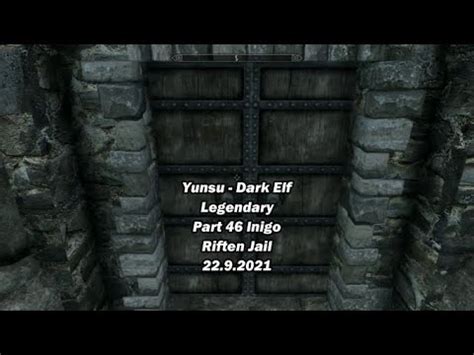 Skyrim Legendary Modded Yunsu The Dark Elf Part Meeting Inigo In