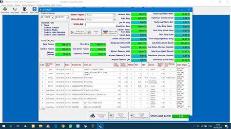Raorlar ve Kasa Sahra Soft Stok Takip Programı YouTube