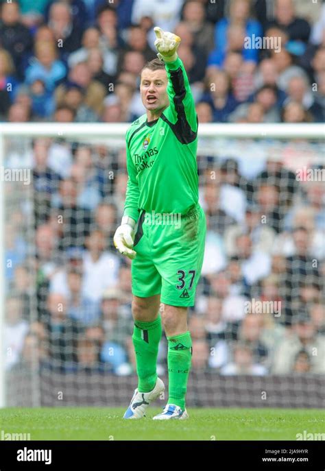 Manchester City Goalkeeper Shay Given 2009 Stock Photo - Alamy