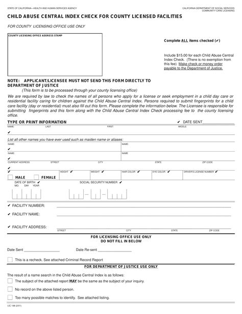 Form Lic 198 Fill Out Printable PDF Forms Online