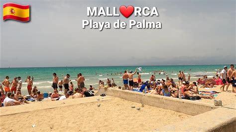 Playa De Palma Today 4th June Arenal Mallorca Walking Tour From