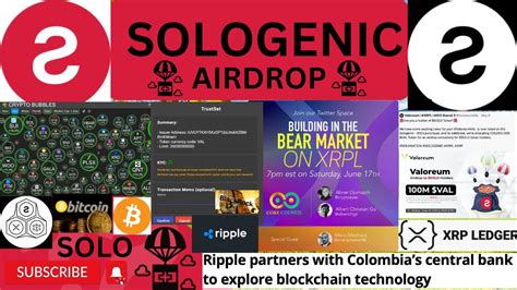 Sologenic Airdrop Set Trustline Xrpl Core Council Youtube