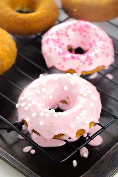 Easy Strawberry Frosted Donuts Recipe ~ Simple Sweet Recipes