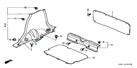 Buy Genuine Honda S K Za S K Za Clip Trim Mm Nh L