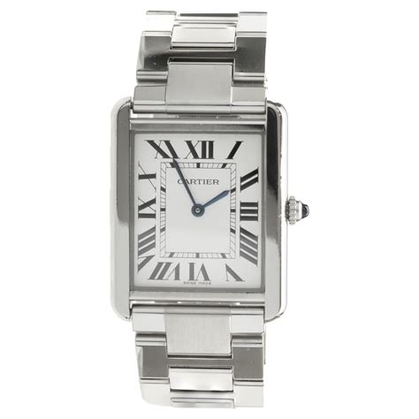 Cartier Tank Solo Small Watch Model WSTA0030 For Sale At 1stDibs