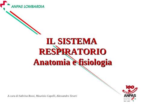 Ppt Il Sistema Respiratorio Anatomia E Fisiologia Dokumen Tips