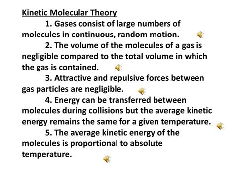 Ppt Kinetic Molecular Theory Powerpoint Presentation Free Download Id1459590