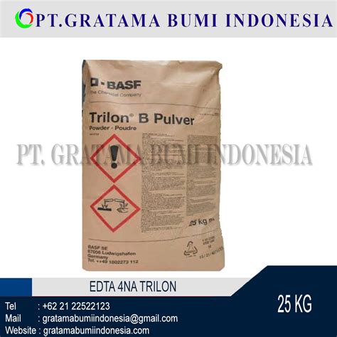 EDTA 4NA TRILON PT Gratama Bumi Indonesia