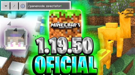 👉 Minecraft Pe 1 19 50 Oficial 🐪 Última VersiÓn Nuevo Modo