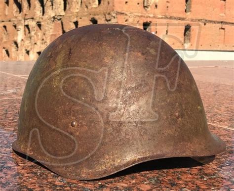 Soviet Helmet Ssh 40 From Stalingrad Ww2 Relic